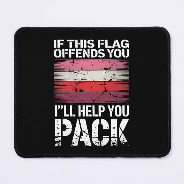 Item preview, Lesbian If This Flag Offends You Rainbow Flag LGBT Pride designed and sold by IdunayaStore.