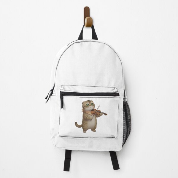 Item preview, Whimsical Cat Playing Violin designed and sold by TheCoolCrowd.