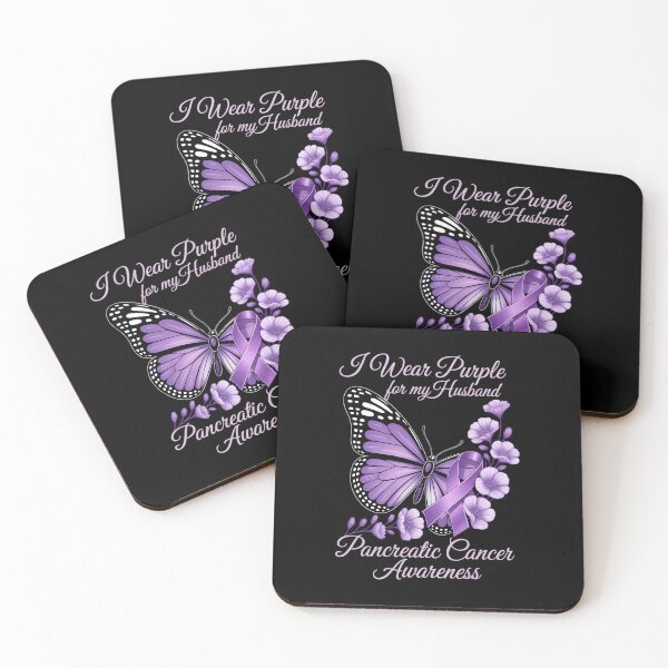 Item preview, Butterfly I Wear Purple For My Husband Pancreatic Cancer designed and sold by FaithAbbott.