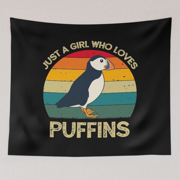 Item preview, Just a Girl Who Loves Puffins Shirt designed and sold by LarryMBrown.
