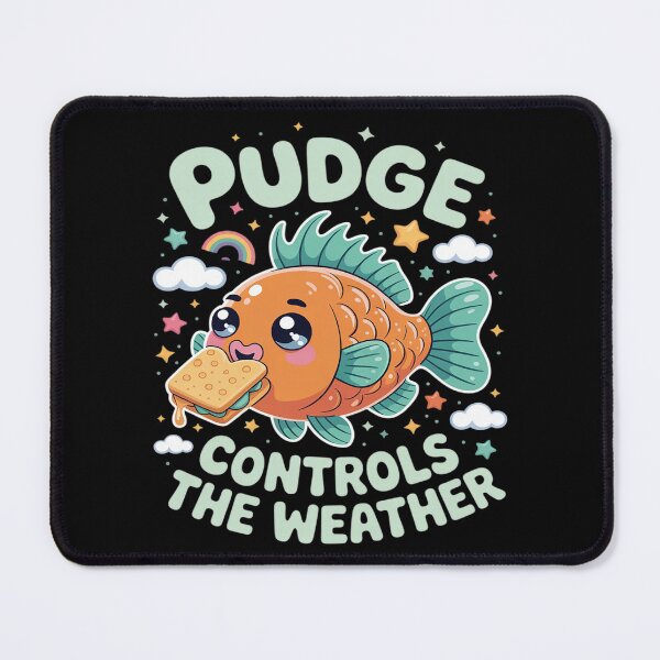 Item preview, Cute Kawaii Pudge Fish Controls Weather Funny designed and sold by Slwankol.