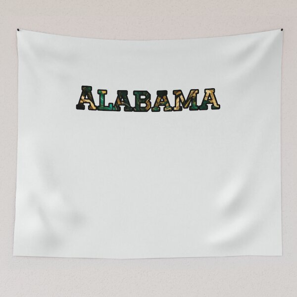 Item preview, Alabama Typography Design | Rich Green & Gold Style designed and sold by Long Family Gifts.