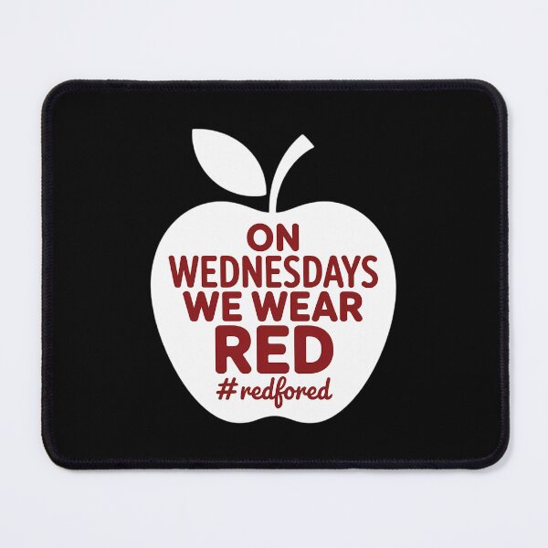 Item preview, On Wednesdays We Wear Red - Red For Ed designed and sold by FaithAbbott.