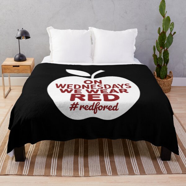 Item preview, On Wednesdays We Wear Red - Red For Ed designed and sold by FaithAbbott.