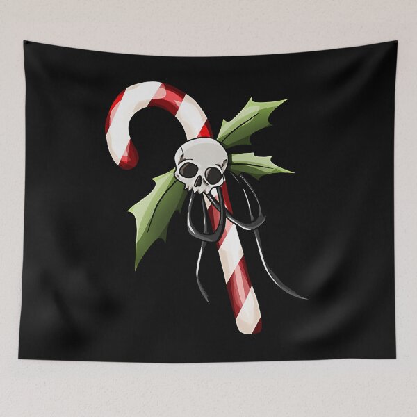 Item preview, Candy Cane Skull Gothmas Creepy Christmas designed and sold by bunlkrpnhdi84.