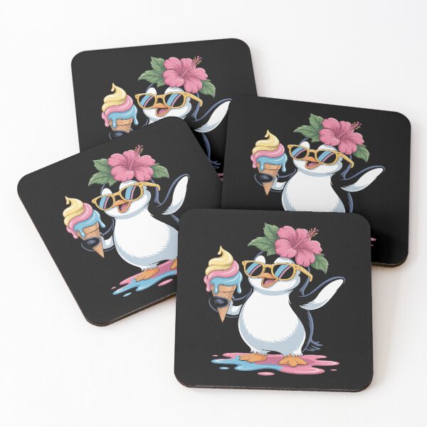 Item preview, Cute Penguin Holding Ice Cream Funny Summer Foodie Lovers designed and sold by Slwankol.