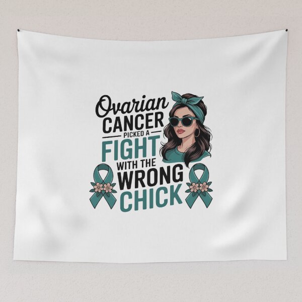 Item preview, Ovarian Cancer Awareness Women Girls Survivor Ovarian Cancer designed and sold by FaithAbbott.