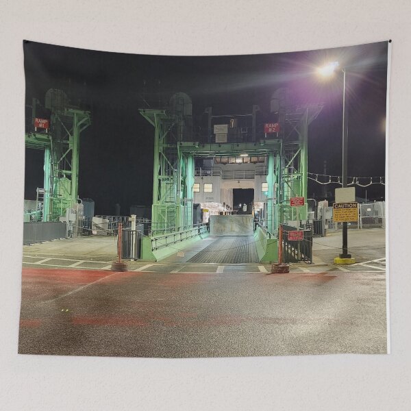 Item preview, Ferry at Dock designed and sold by EveryDayWorld.