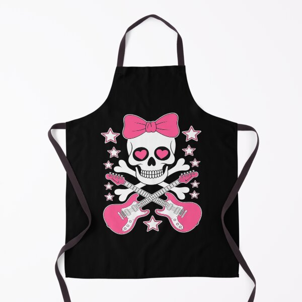 Item preview, Cute Punk Skull Bow Guitars Rock Princess Emo Music designed and sold by Slwankol.