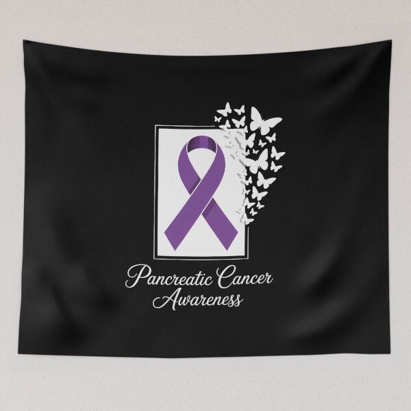 Item preview, Butterfly Fighter Purple Ribbon Pancreatic Cancer Awareness designed and sold by FaithAbbott.