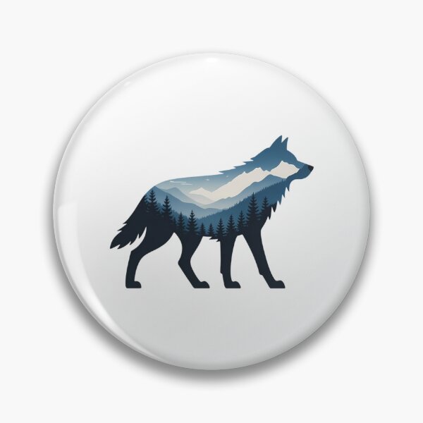 Item preview, Lone Wolf Survives The Mountain designed and sold by CruelShadesSt.