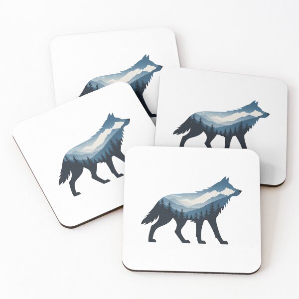 Item preview, Lone Wolf Survives The Mountain designed and sold by CruelShadesSt.