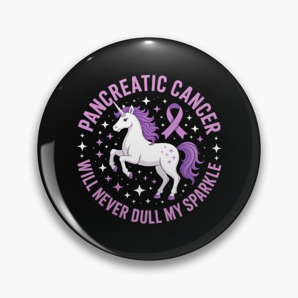 Item preview, Pancreatic Cancer Will Never Dull My Sparkle Unicorn designed and sold by FaithAbbott.