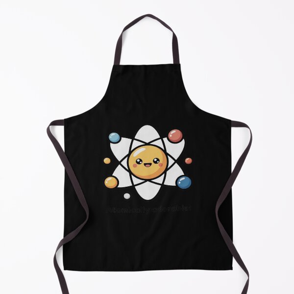 Item preview, Cute Smiling Atom Cartoon with Orbiting Particles designed and sold by Slwankol.