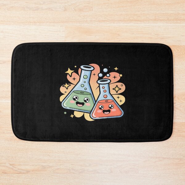 Item preview, Cute Smiling Lab Flasks with Colorful Liquid and Bubbles designed and sold by Slwankol.