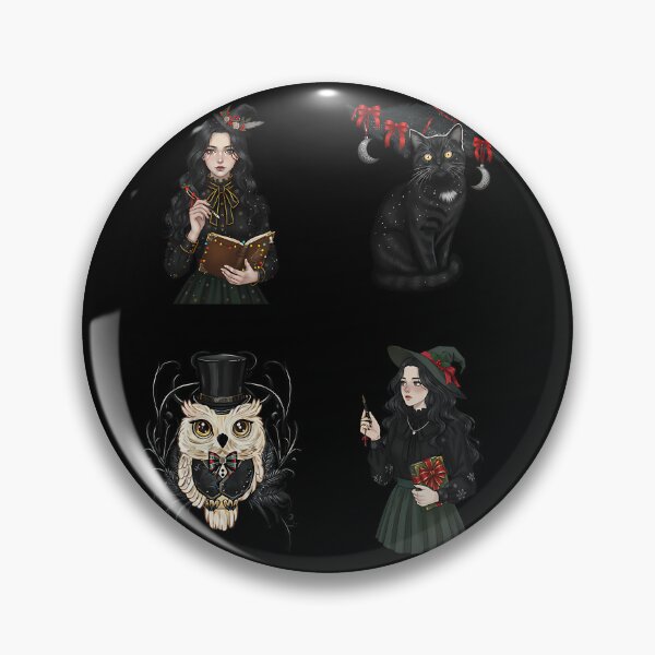 Item preview, Witchy Gothmas Sticker Icons Deer Skull Wreath Mistletoe designed and sold by bunlkrpnhdi84.