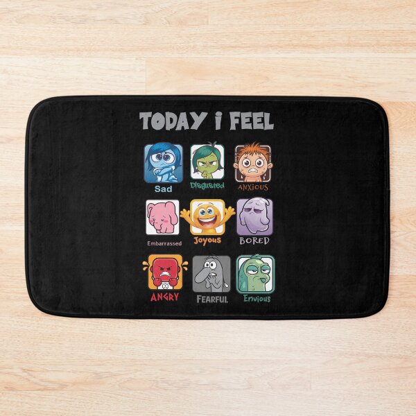 Item preview, Today I Feel  The Ultimate Cute Cartoon Emotion Chart designed and sold by MaiCarroll.