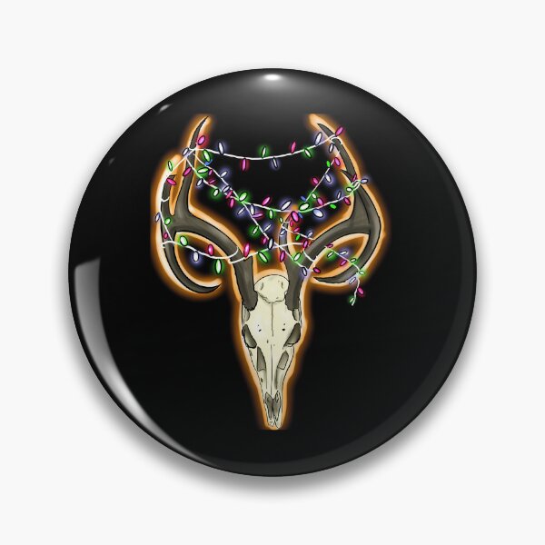 Item preview, Deer Skull Christmas Lights Gothic Holiday designed and sold by bunlkrpnhdi84.