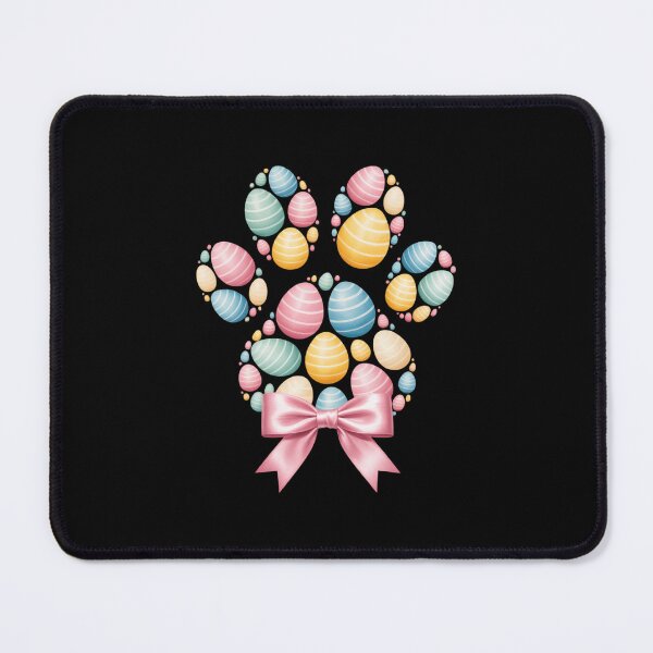 Item preview, Dog Paw Print Easter Eggs Happy Easter Day  designed and sold by FaithAbbott.