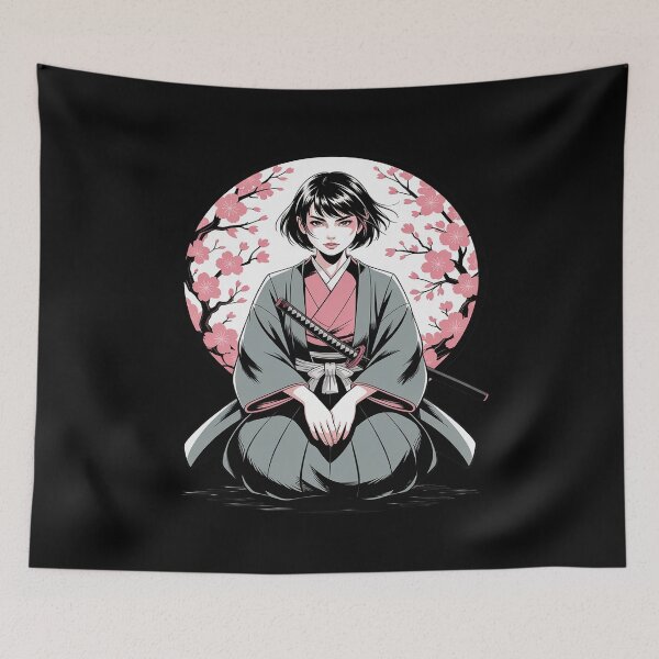 Item preview, Cyber Samurai Warrior with Katanas designed and sold by Slwankol.