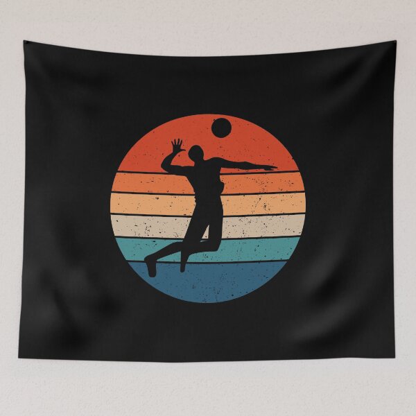 Item preview, Vintage Retro Volleyball Player designed and sold by zenicafariana.