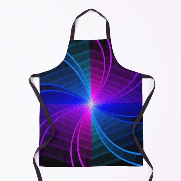 Item preview, Twisting Geometric Abstraction in Blue and Purple designed and sold by DDJust4U.