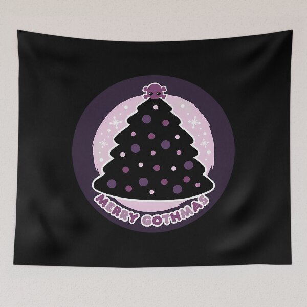 Item preview, Merry Gothmas Black Tree Badge Gothic Christmas designed and sold by bunlkrpnhdi84.