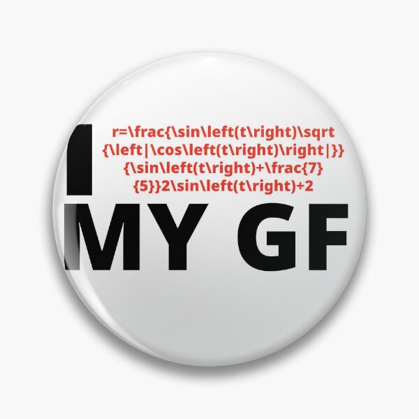 Item preview, I love my gf .., in a math way designed and sold by cadetgallery.