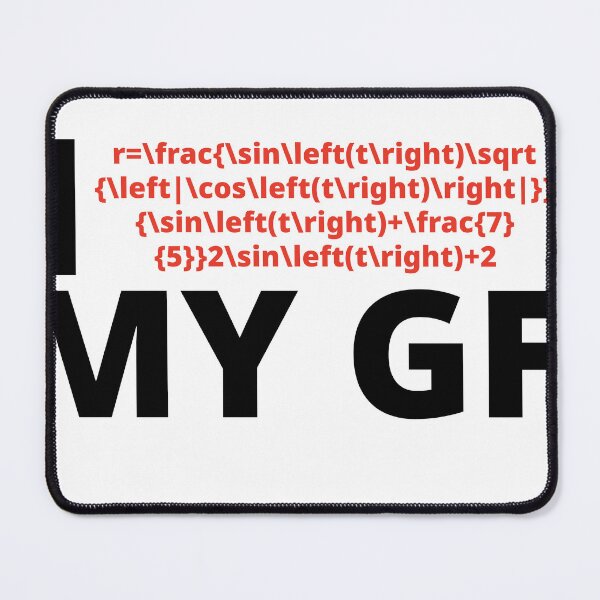 Item preview, I love my gf .., in a math way designed and sold by cadetgallery.
