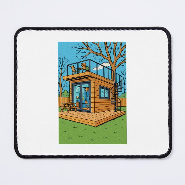 Item preview, Sky Deck Serenity: A Tiny House Retreat designed and sold by ArtbyVetDad.