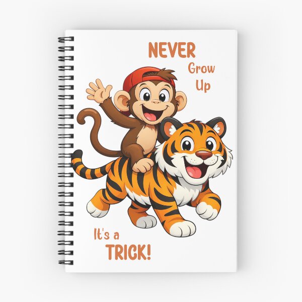Item preview, Monkey and Tiger Never Grow Up designed and sold by Eclectic Monkey.