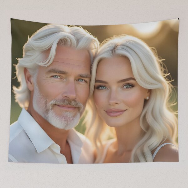 Item preview, Couple with Albino Hair designed and sold by Sharon Schwalbe.