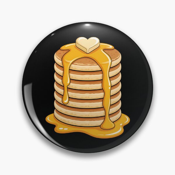 Item preview, Pancakes and Syrup Valentine's Day Heart Pancake lovers designed and sold by FaithAbbott.