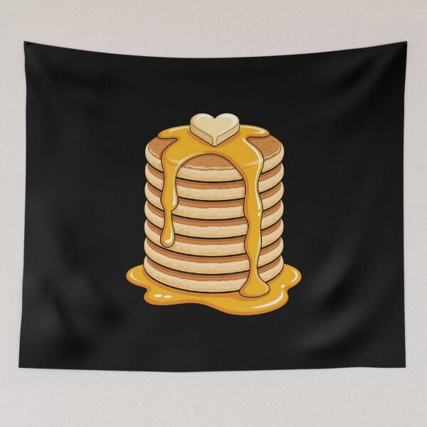 Item preview, Pancakes and Syrup Valentine's Day Heart Pancake lovers designed and sold by FaithAbbott.