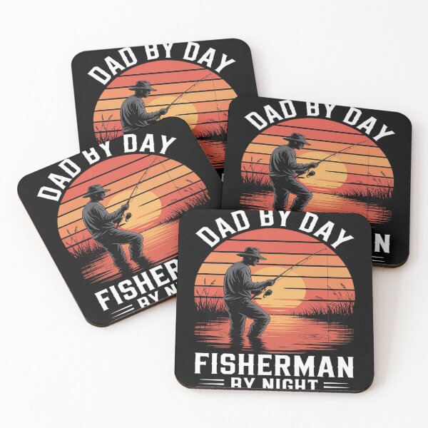 Item preview, Dad Duties and Fishing Goals Fathers Day designed and sold by genkihikki.