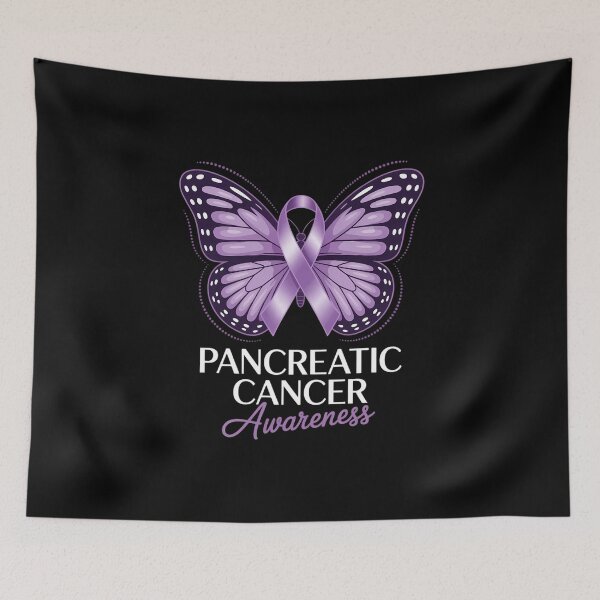 Item preview, Pancreatic Cancer Awareness Month Butterfly Purple Ribbon designed and sold by FaithAbbott.