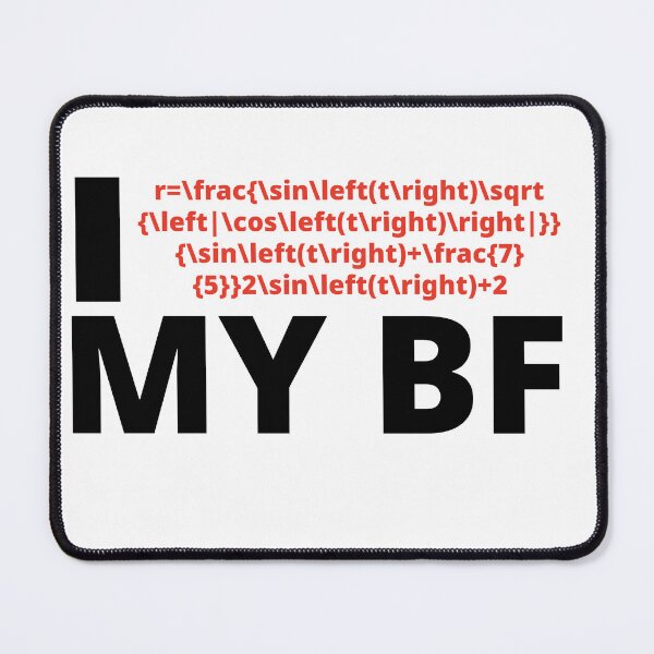 Item preview, I love my bf..math edition designed and sold by cadetgallery.