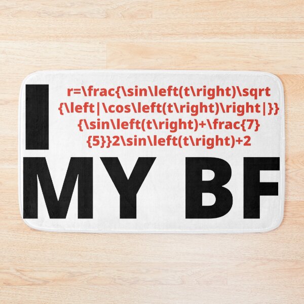 Item preview, I love my bf..math edition designed and sold by cadetgallery.