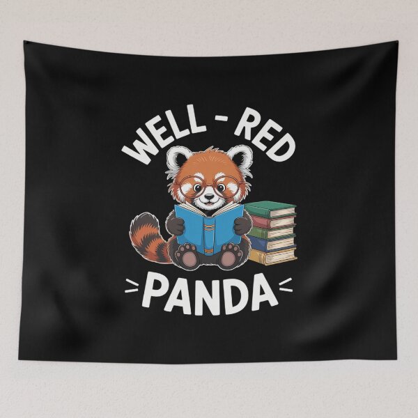 Item preview, Cute Nerdy Glasses Kids Read Books Well Red Panda Lover designed and sold by FaithAbbott.
