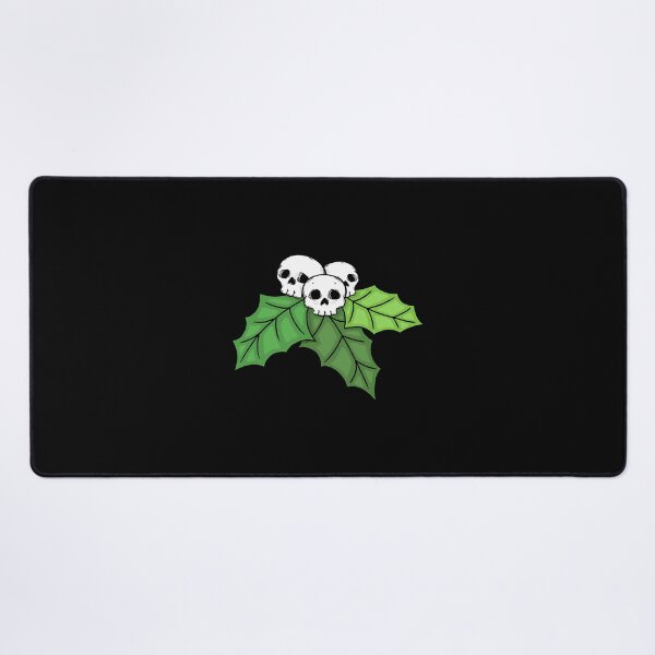 Item preview, Gothmas Mistletoe Skull Holly Gothic Christmas designed and sold by bunlkrpnhdi84.