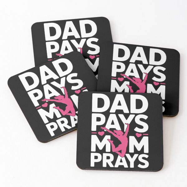 Item preview, Dad Pays Mom Prays Color Guard Flag Corps designed and sold by genkihikki.