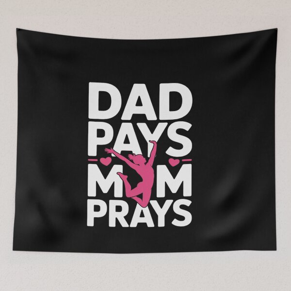 Item preview, Dad Pays Mom Prays Color Guard Flag Corps designed and sold by genkihikki.