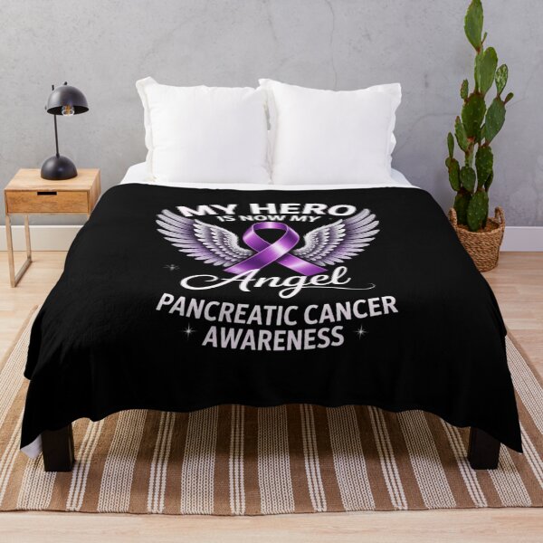 Item preview, Pancreatic Cancer Awareness Memorial Ribbon Purple Support designed and sold by FaithAbbott.