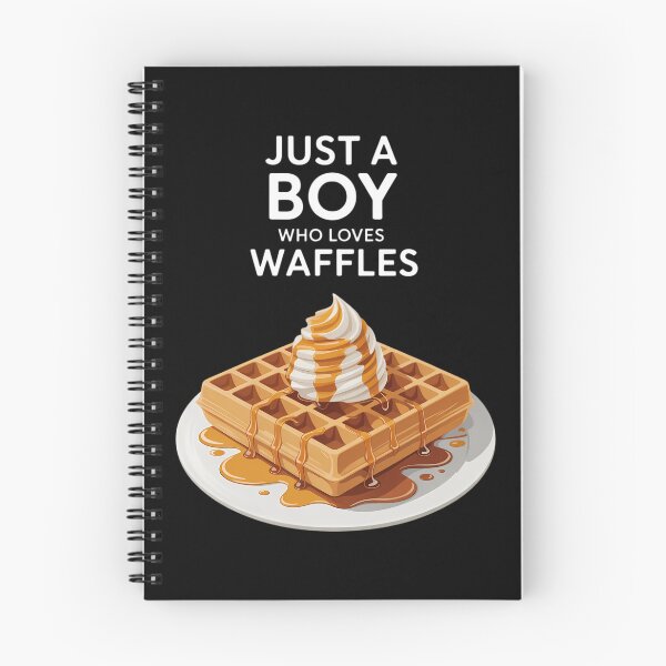 Item preview, Cute Just A Boy Loves Waffles Waffle Lovers Waffle Day designed and sold by FaithAbbott.