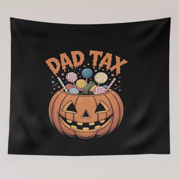 Item preview, Dad Tax Funny Halloween Pumpkin Candy Trick Dad designed and sold by genkihikki.