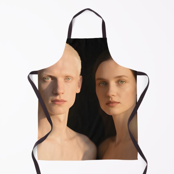 Item preview, Young Albino Man and Women designed and sold by Sharon Schwalbe.