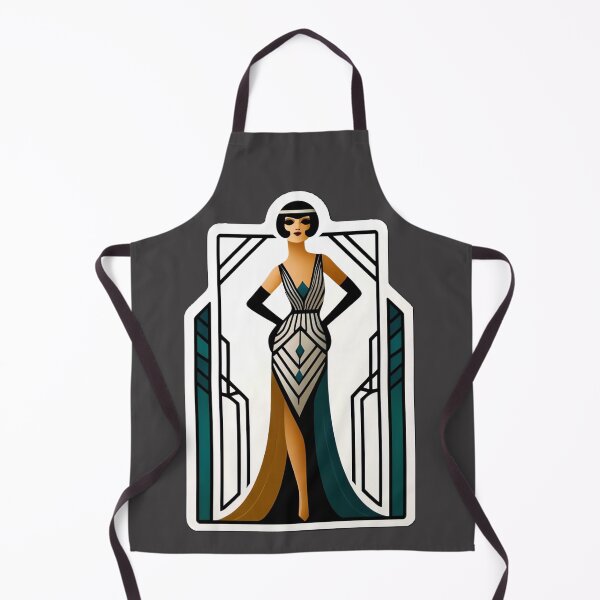 Item preview, Art Deco Flapper Pinup Roaring Twenties Glamour Print designed and sold by PinUpPizzazz.