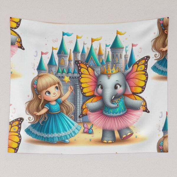 Item preview, Haley and ElliPhant Imaginary Friends Series designed and sold by CuddleFish Creations.