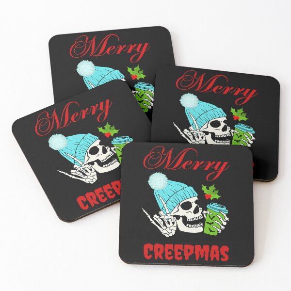 Item preview, Merry Creepmas Skull Santa Dark Holiday designed and sold by bunlkrpnhdi84.