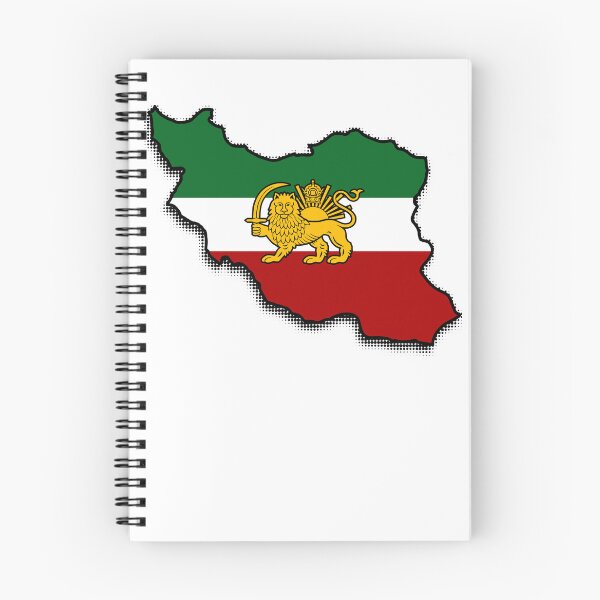 Item preview, Iran Map with Lion and Sun Royal Flag designed and sold by Fereshteh  Gilaki.
